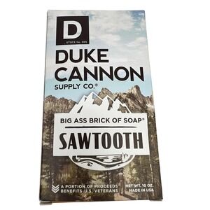 Duke Cannon Sawtooth Big A** Brick Of Soap 10 Oz Men New Open Box